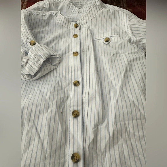 2 cotton shirts size 1-2t boys button down - Picture 2 of 4